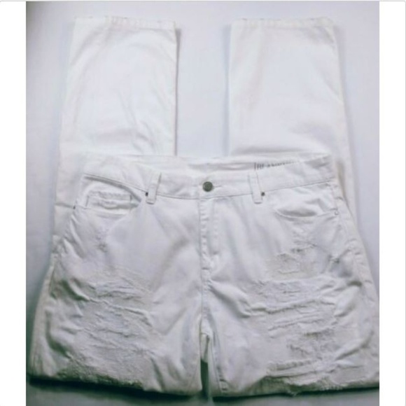 Blank NYC Women's Jeans 30 Straight Leg Distressed - Picture 1 of 8